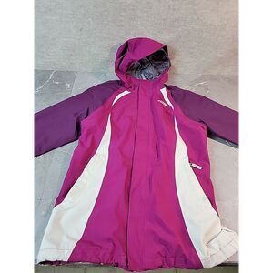 THE NORTH FACE Girls Jacket Windbreaker Purple/Pink Size XL HYVENT DH730217